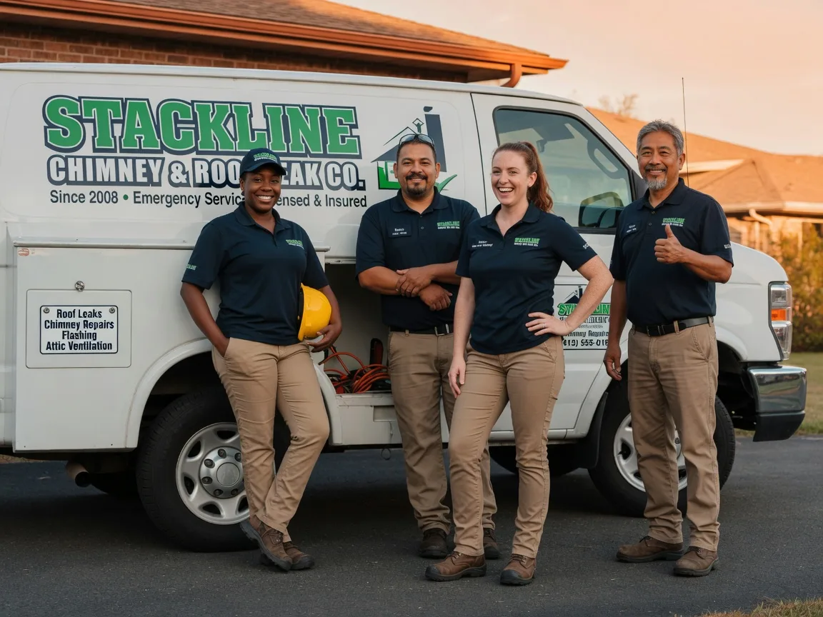 Chimney flashing repair company in Concan, TX